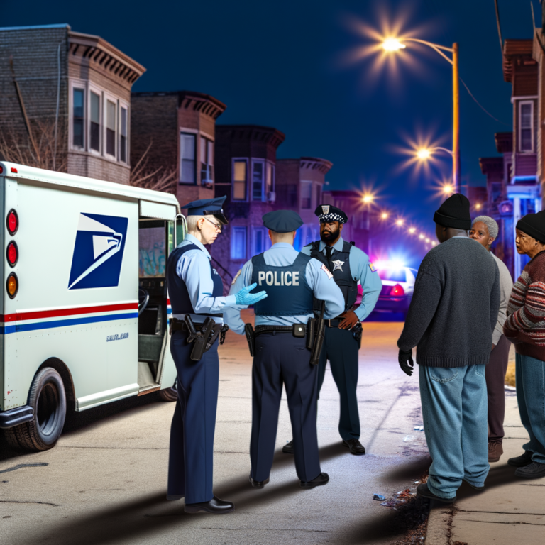 A postal worker was shot and critically injured on the South Side on Friday afternoon, Chicago Fire Department officials said.