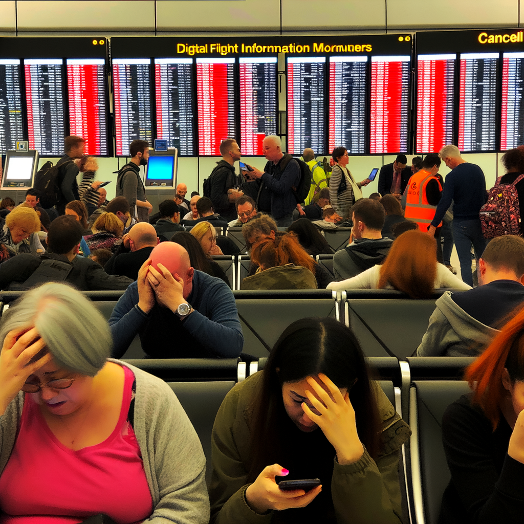 An estimated 3,400 flights to, from and within the United States were canceled on Friday because of a tech outage. That made it the worst day of the year for flight cancellations.