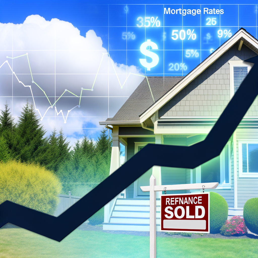 Mortgage rates dropped to the lowest level since March last week, sparking swift demand in refinancing.