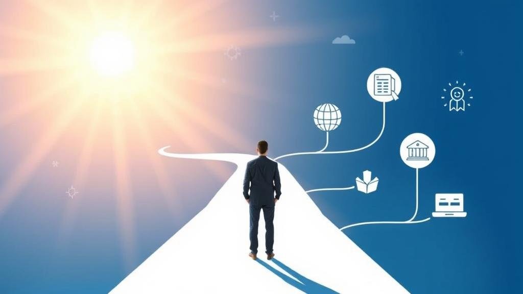 An abstract illustration of a powerful engine seamlessly integrated with a bullish stock market chart. This visual metaphor represents the stock market as the primary engine of wealth creation, with elements of technology and global commerce.