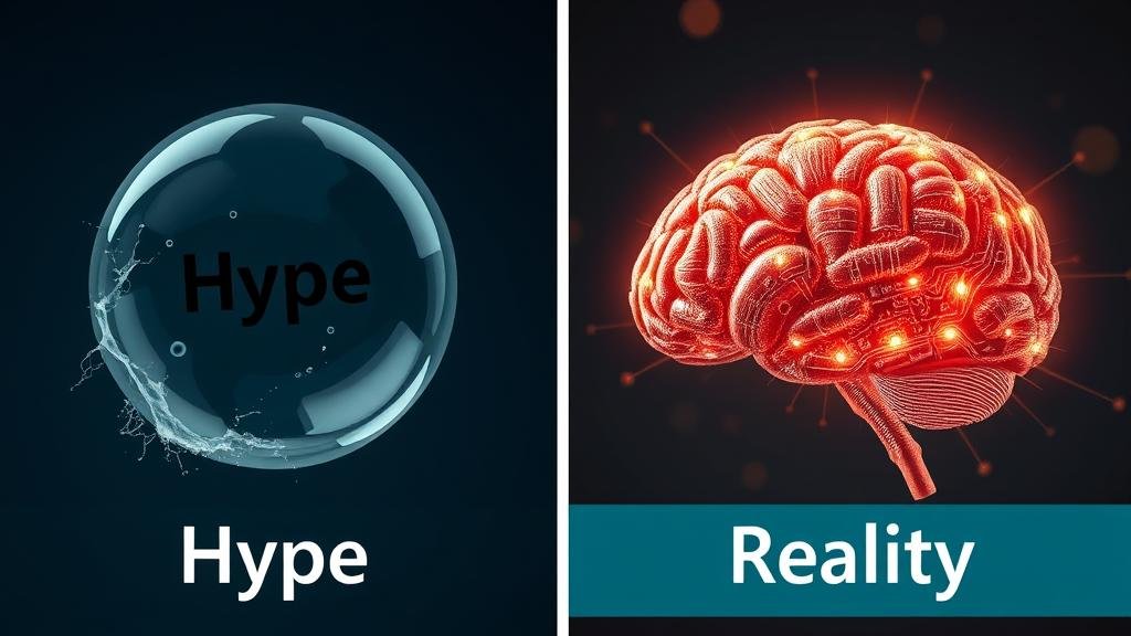 An illustration showing a large wave labeled 'AI Boom' lifting various smaller boats, each representing different tech companies and chipmakers, to illustrate the ripple effect of the bellwether stock's success across the entire market.