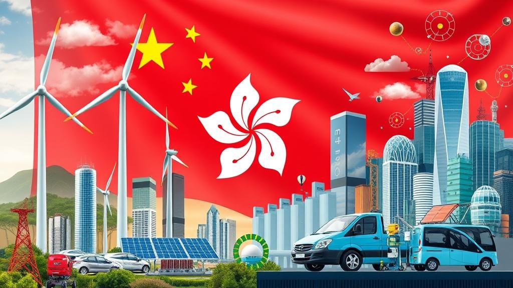 A dynamic image of a stylized Chinese dragon, representing a wave of capital, flowing into and revitalizing the Hong Kong stock exchange.