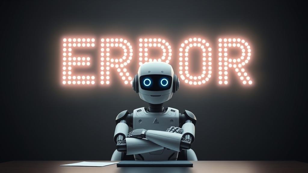 A digital scout in a futuristic suit, looking disappointed at a handful of pocket lint and a half-eaten sandwich, symbolizing a failed quest for information.