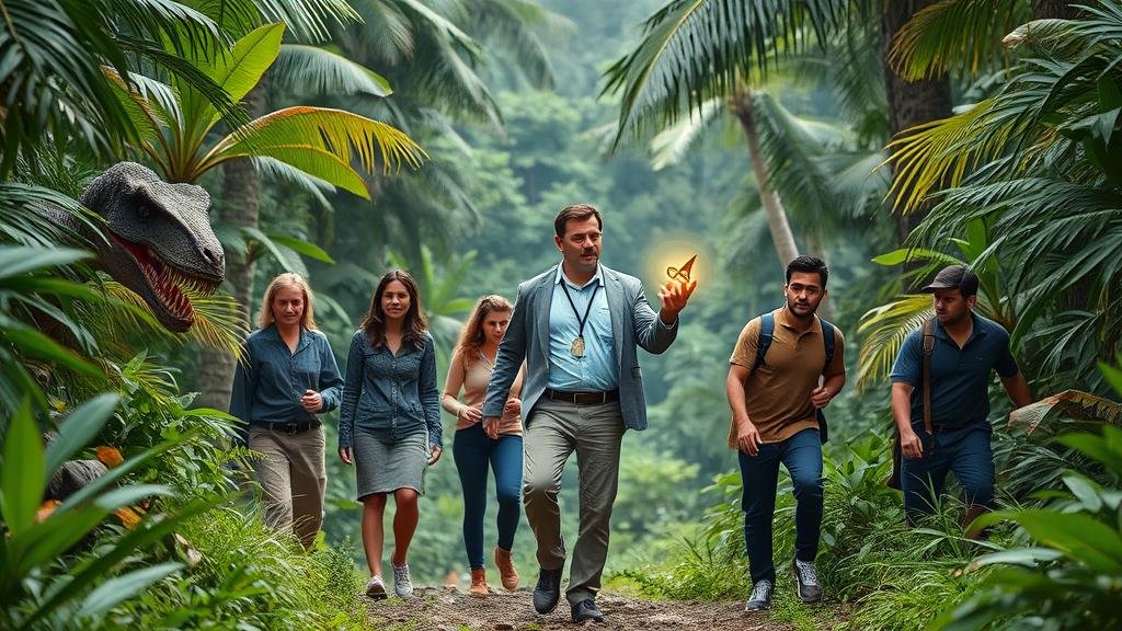 An illustration depicting a massive, old-fashioned battleship (representing an established tech giant) struggling to turn in a choppy sea, while a fleet of small, nimble, and futuristic speedboats (representing agile startups) zips past it, leaving glowing trails of light. This visualizes the innovator's dilemma and the risk of being outmaneuvered.