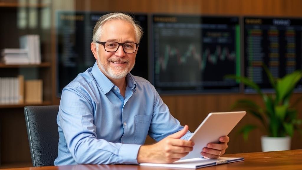 An investor receives straightforward financial advice on how to navigate market volatility and assess their portfolio's diversification.