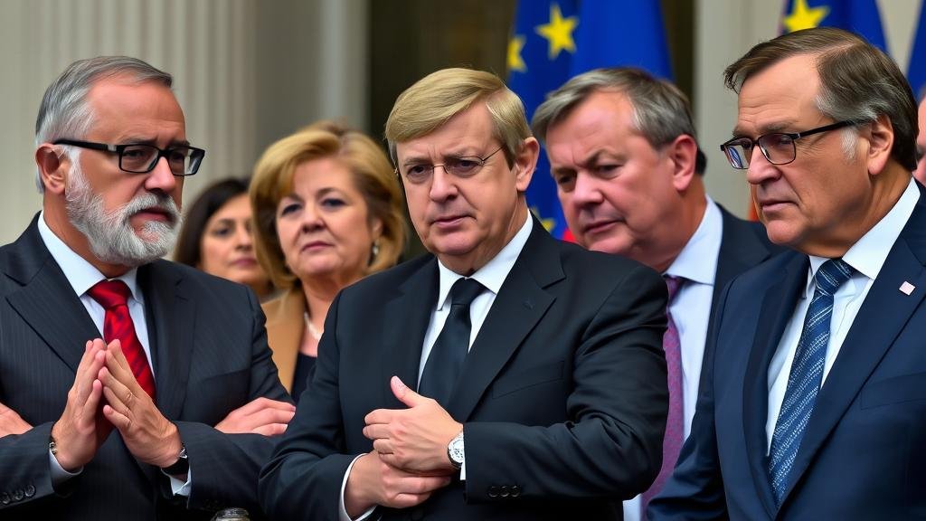 European leaders express public calm but private outrage at being bypassed on a matter of existential importance.