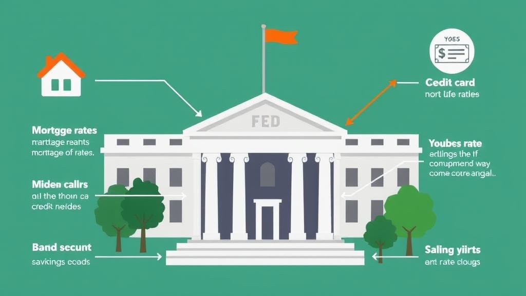 A breakdown of what a potential Fed rate cut means for household finances, affecting mortgage rates, credit card debt, and savings account yields.