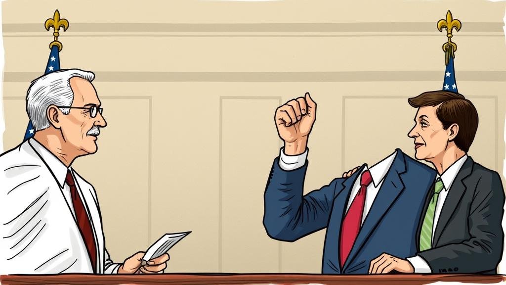 A depiction of a bipartisan bill being passed, compelling the Department of Justice to release its classified files on Jeffrey Epstein's network.