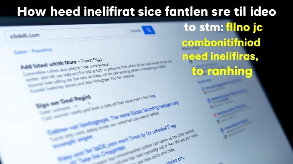 An image of a search engine results page with a website plummeting to the bottom, illustrating the negative impact of misinformation on SEO rankings.