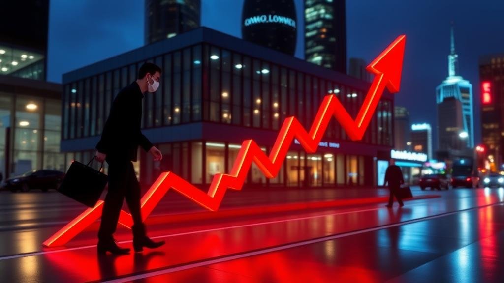 A split image showing a cooling thermometer symbolizing lower inflation and a person relaxing in a hammock to represent a softening job market, fueling investor confidence.