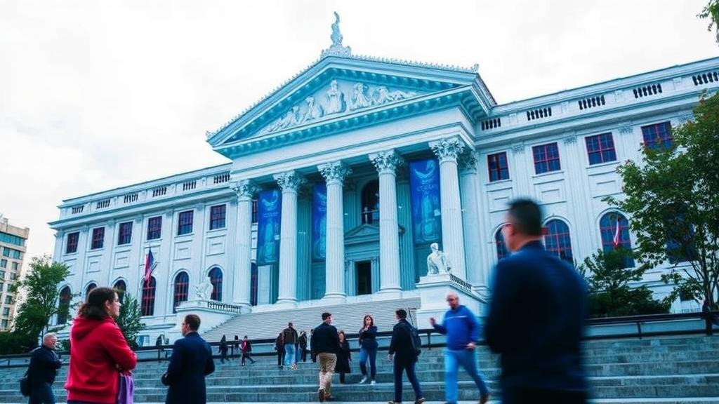 A rocket with a dollar sign on it launching into the sky, symbolizing how a rate cut could boost the tech sector through lower borrowing costs and higher valuations.