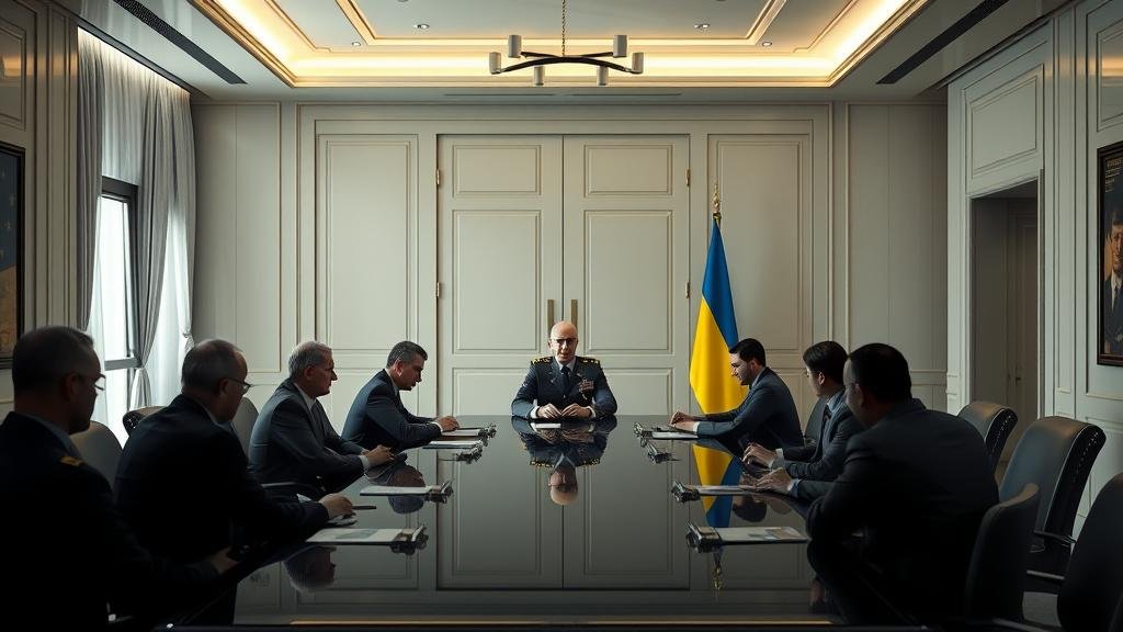 Portrait of U.S. Army Secretary Dan Driscoll symbolizing his military and diplomatic roles.