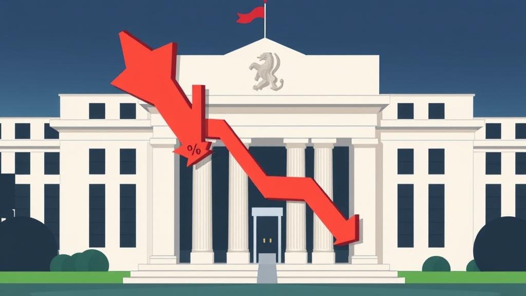 A financial professional intensely analyzing a glowing 'JOLTS' report on a computer screen, with a subtle background image of the Federal Reserve building, symbolizing the Fed's focus on this economic data.