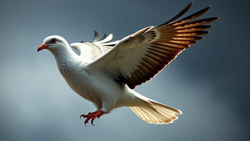 A metaphorical image of a dove transforming into a hawk, symbolizing the Bank of Japan's potential policy shift from dovish to hawkish.