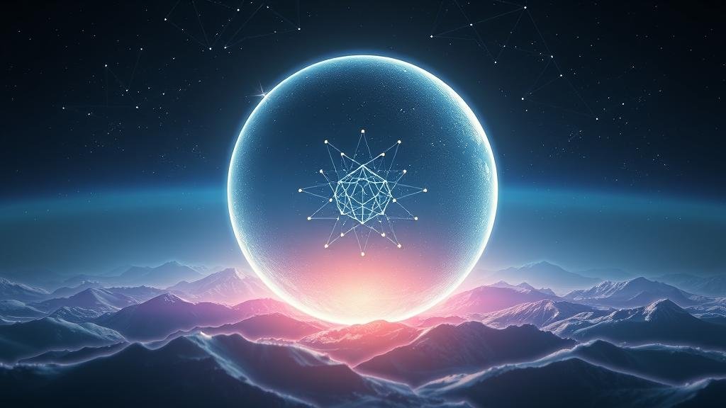 An inspiring and futuristic visual of OpenAI's 'moonshot' quest for Artificial General Intelligence (AGI), representing a leap towards human-like AI.