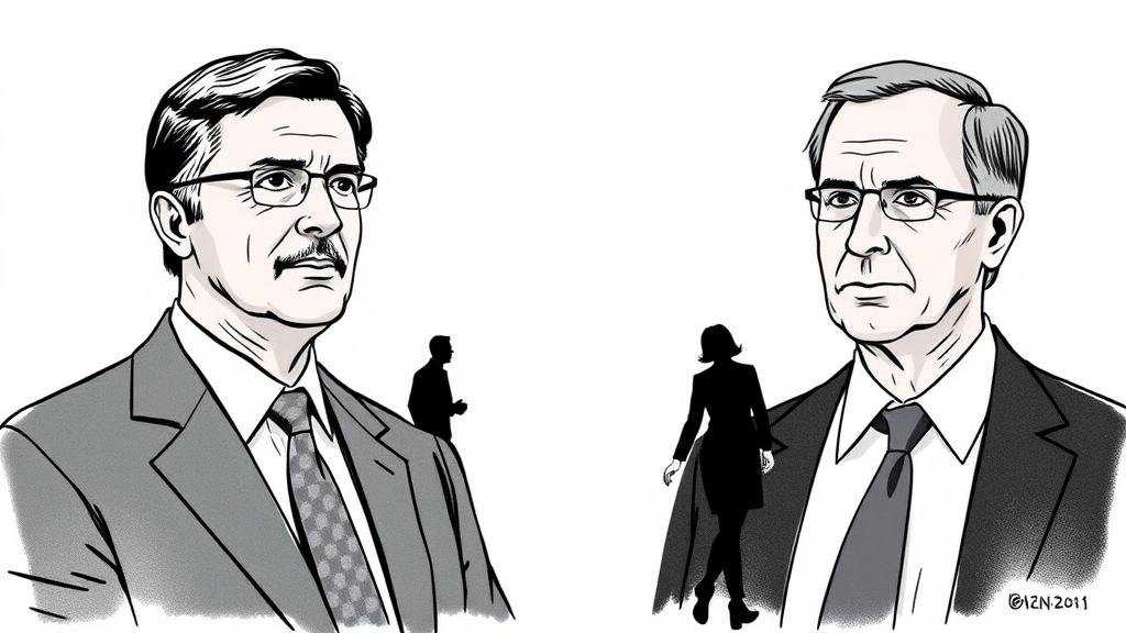 A metaphorical image of a person switching hats from poacher to gamekeeper, symbolizing a change in allegiance.