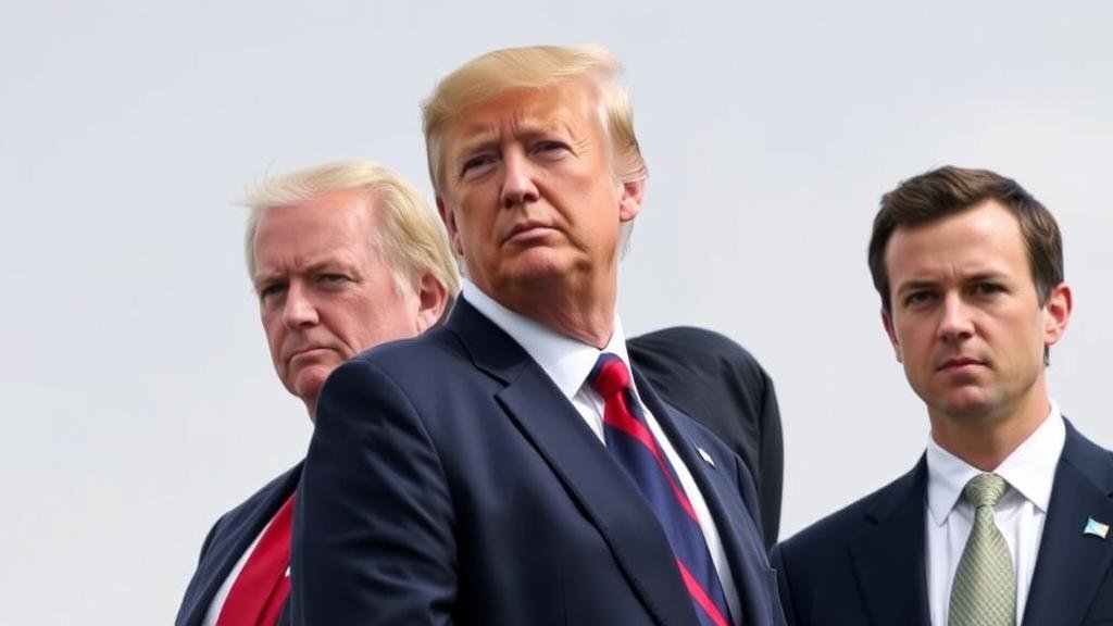 An image of Donald Trump, Steve Witkoff, and Jared Kushner, representing the key players in a secret peace mission.