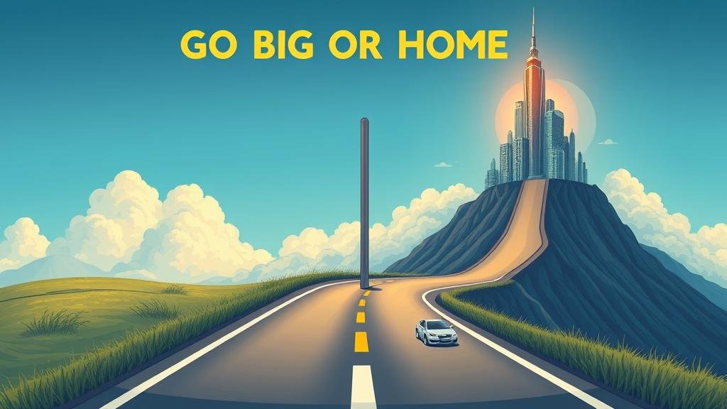 A visual timeline depicting the evolution of CEO pay, starting with a 1950s executive and a simple salary, moving to the 1980s with stock options and a rising graph, and ending with a futuristic, abstract representation of a massive compensation package.