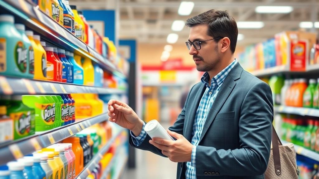 A high-end luxury car parked in the lot of a discount dollar store, highlighting the surprising new trend in retail.
