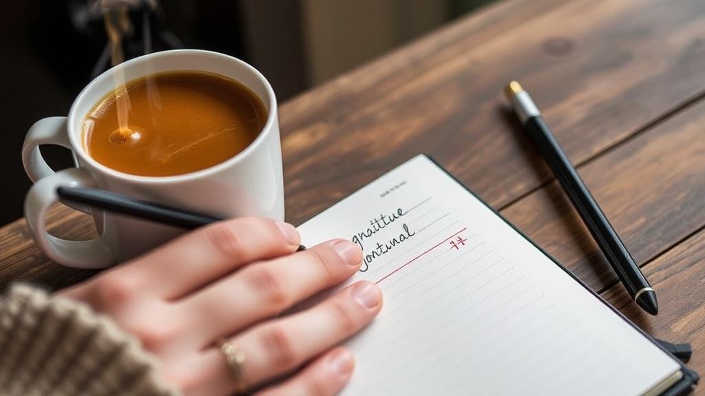 A person waking up stressed with chaotic tasks swirling around their head, symbolizing a disorganized morning.