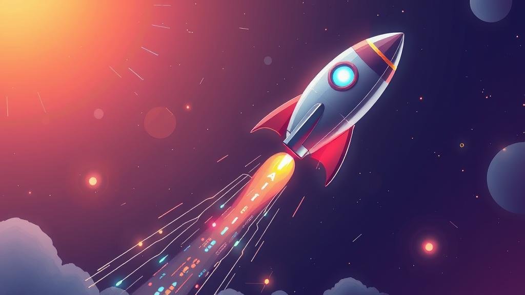 A vibrant, iridescent soap bubble with a shimmering stock market graph trending upwards inside it, floating precariously close to a sharp pin.