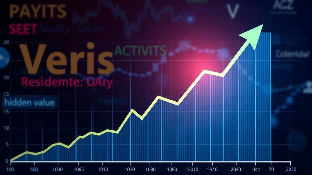 A stock chart showing a sharp upward trend, representing investor takeaways from the Veris Residential bid.